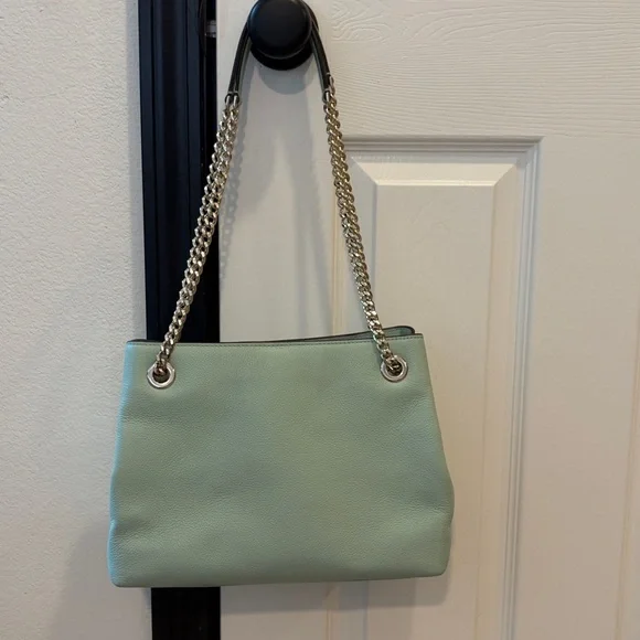🍀Kate Spade Halle Chain-Handle Shoulder Bag in Seawater AND Matching Wallet!!